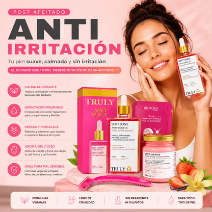 Combo Truly — Calma la irritación post-afeitado 🌸🎁