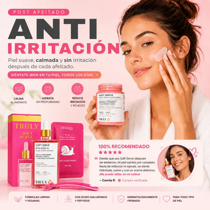 Combo Truly — Calma la irritación post-afeitado 🌸🎁