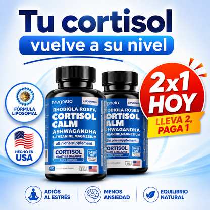 Cortisol Calm | Recupera tu calma y equilibrio natural 💙⚡
