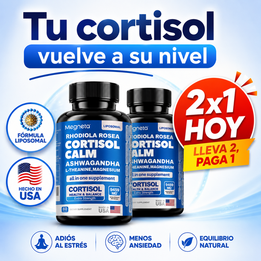 Cortisol Calm | Recupera tu calma y equilibrio natural 💙⚡