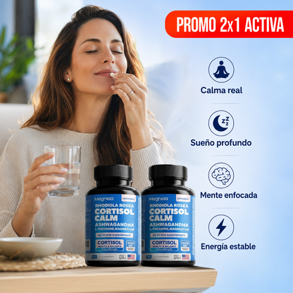 Cortisol Calm | Recupera tu calma y equilibrio natural 💙⚡