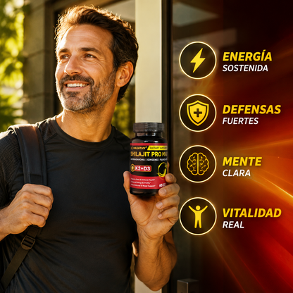Shilajit Pro Max K2+D3 | Fórmula Completa para Más Energía y Bienestar ♥️⚡