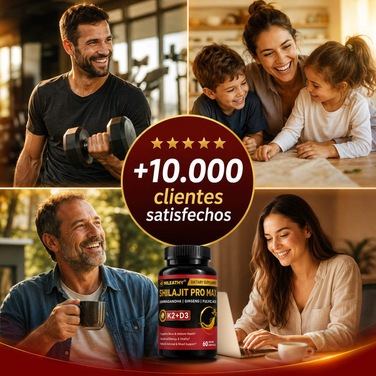 Shilajit Pro Max K2+D3 | Fórmula Completa para Más Energía y Bienestar ♥️⚡